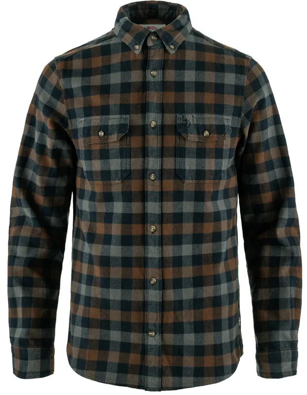 Knallerangebot Fjällräven Hemd Skog, Dark Navy - Dark Oak