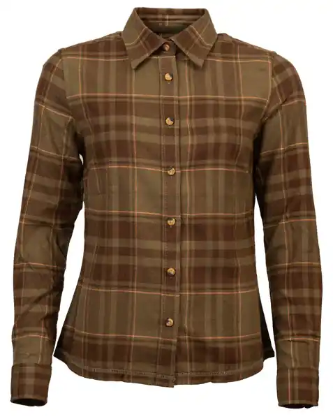 Letzte Chance Böcker Bluse Flanell Carla, Oliv
