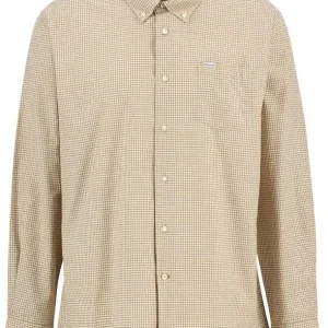 Barbour Hemd Finwell Gingham Regular, Stone Rabatt