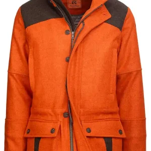 Rascher Lodenjacke Signal Drückjagd, Orange Sofort Bestellen