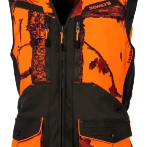 Jetzt Kaufen Somlys Signalweste Softshell, Camo fire/ dark green