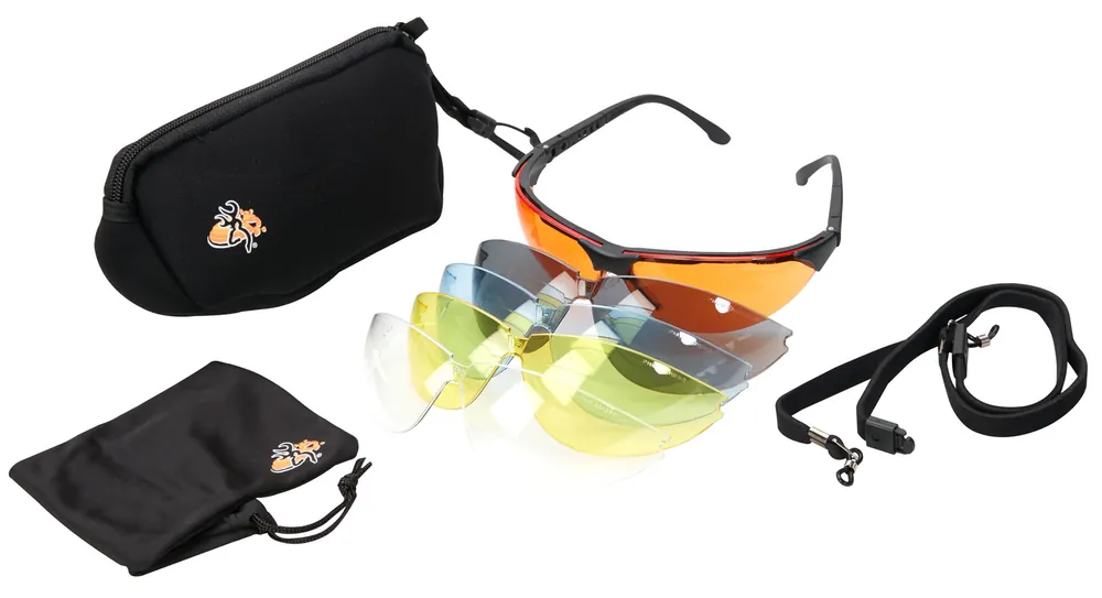 Browning Claymaster Schützenbrillen / verschiedene Farben Bestpreis