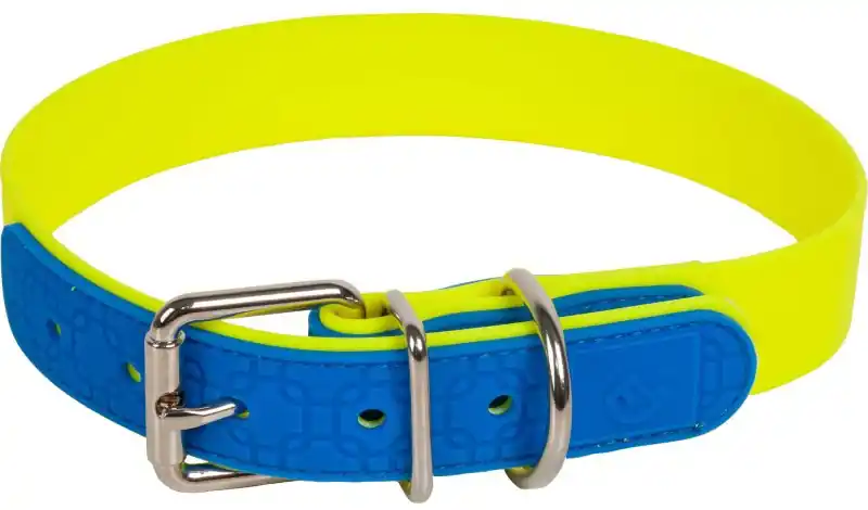 Neue Kollektion Farmland Halsung, Signalgelb/Blau