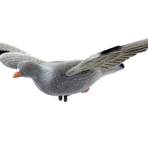Eurohunt Beflockte Taube mit Flügeln Abverkauf