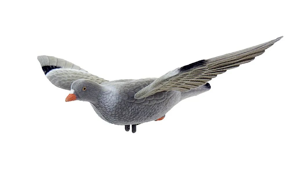 Eurohunt Beflockte Taube mit Flügeln Abverkauf