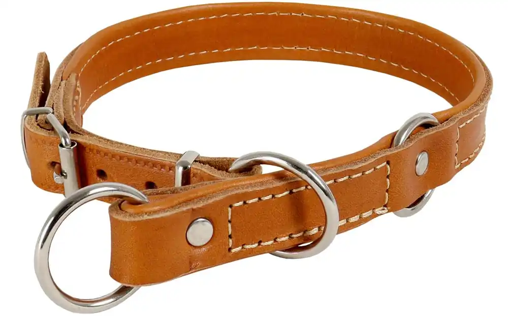 AKAH Begrenzungswürger aus Fahlleder , handgenäht, Naturfarben Begrenztes Angebot