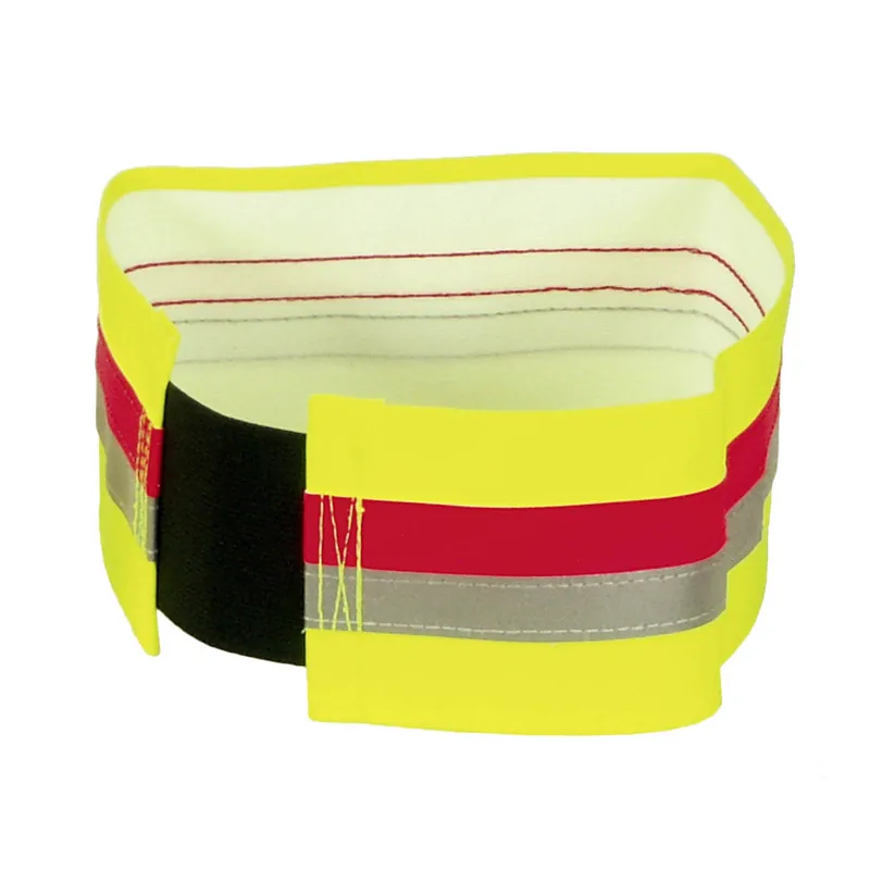 ZanTex Hundesignalband Silber/Rot/Neon Gummizug Neue Ware