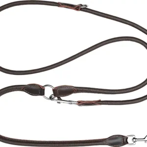 Blaser Hundeleine Leder, Dunkelbraun, 2,50m Markenprodukt