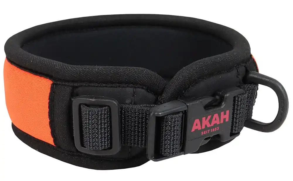 Markenware AKAH Neopren Halsung Comfort Standard , Kunststoff-Schnellverschluss, Orange