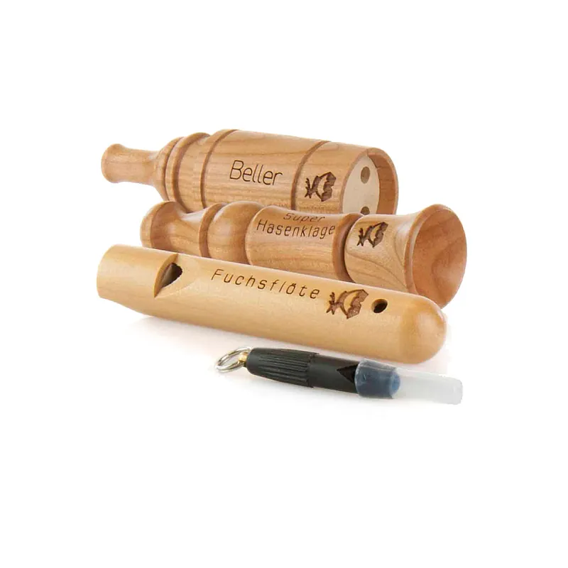 Weisskirchen Fuchsreiz- und Ranzzeitset 4 teilig - mit Lodenetui Abverkauf