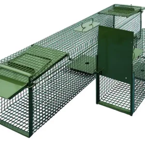 DAUTHvertrieb Lebendfangfalle Draht 2türig 134x28x32cm Bestseller
