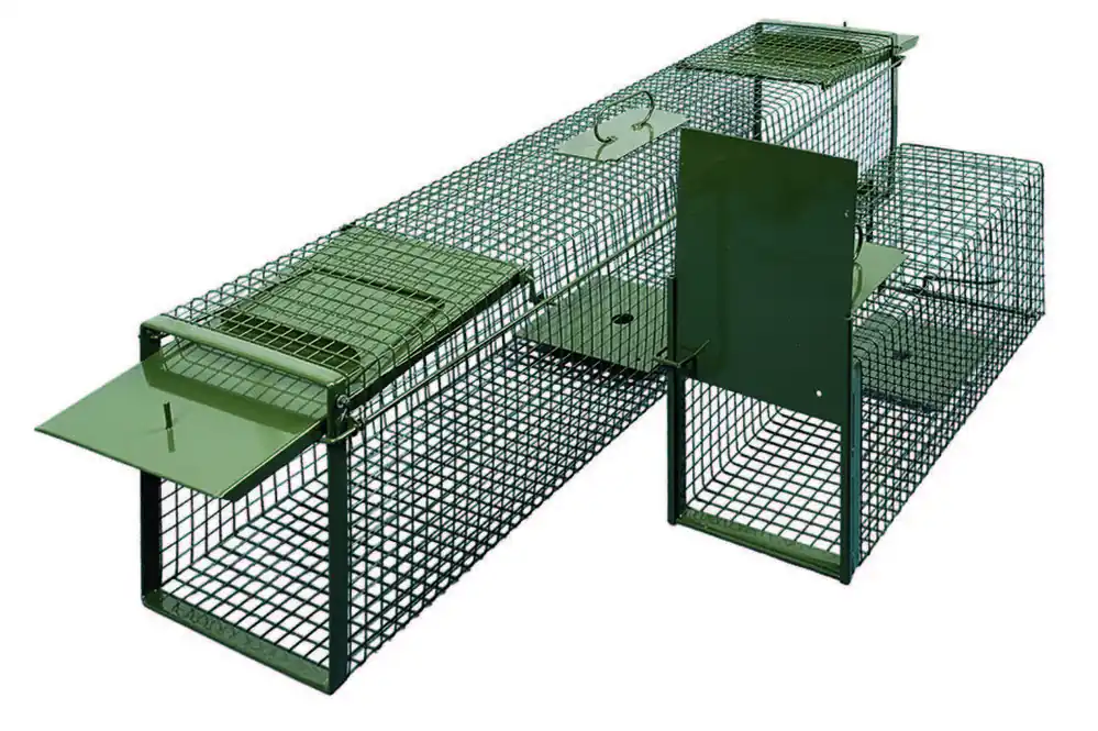 DAUTHvertrieb Lebendfangfalle Draht 2türig 134x28x32cm Bestseller