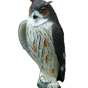 Hüttenuhu mit beweglichen Schwingen Markenprodukt