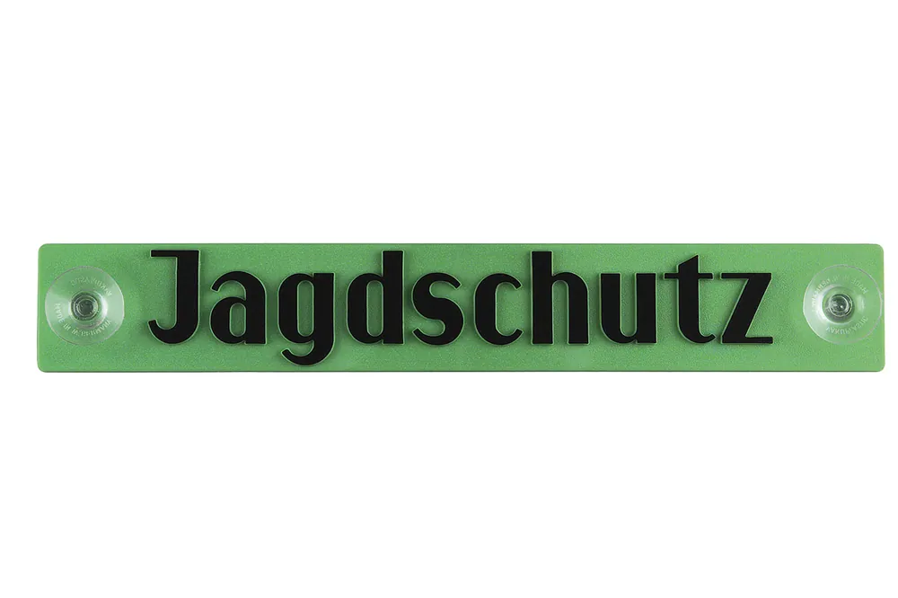 Zertifiziert Fritzmann Hinweisschild - Jagdschutz