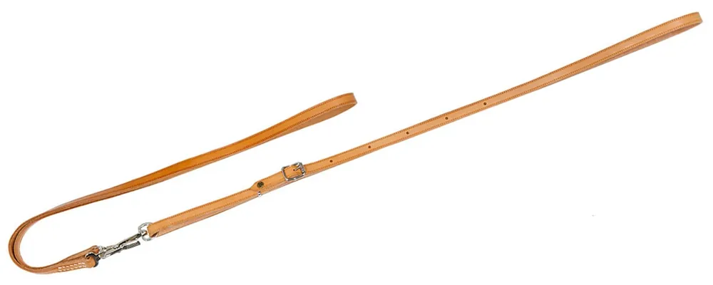 AKAH Umhängeleine , aus Fahlleder mit Spezialdruckschloss , Breite 14mm, Naturfarben, 160cm Angebot