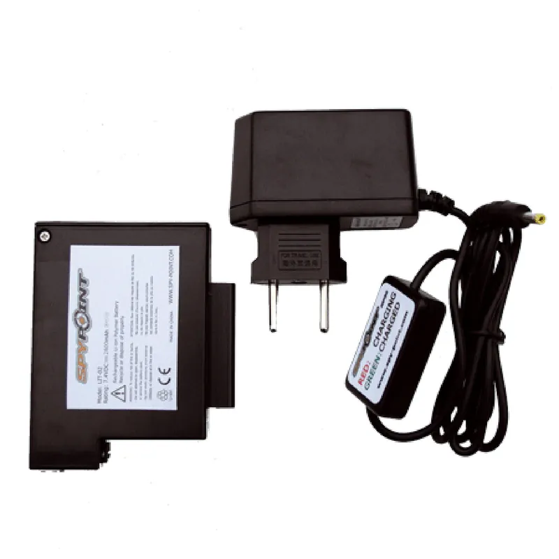 Neue Ware Spypoint LIT-C-8 Lithium Akku mit Ladegerät passend für Link-S / Link-Dark / Link-EVO / Solar-Dark / Force-Dark 2000mAh