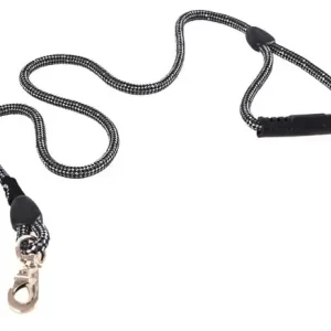 Heißes Angebot Farmland Hundeleine mit Handgriff, Schwarz, 130cm