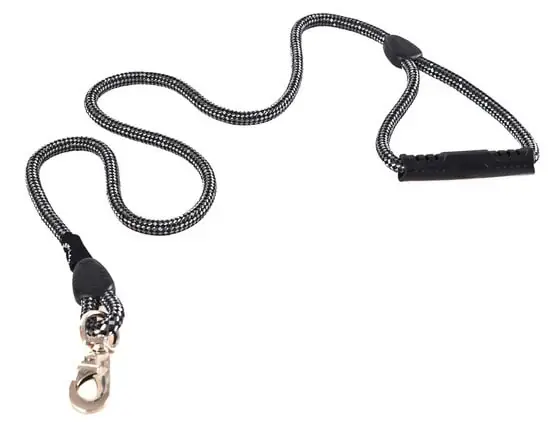 Heißes Angebot Farmland Hundeleine mit Handgriff, Schwarz, 130cm