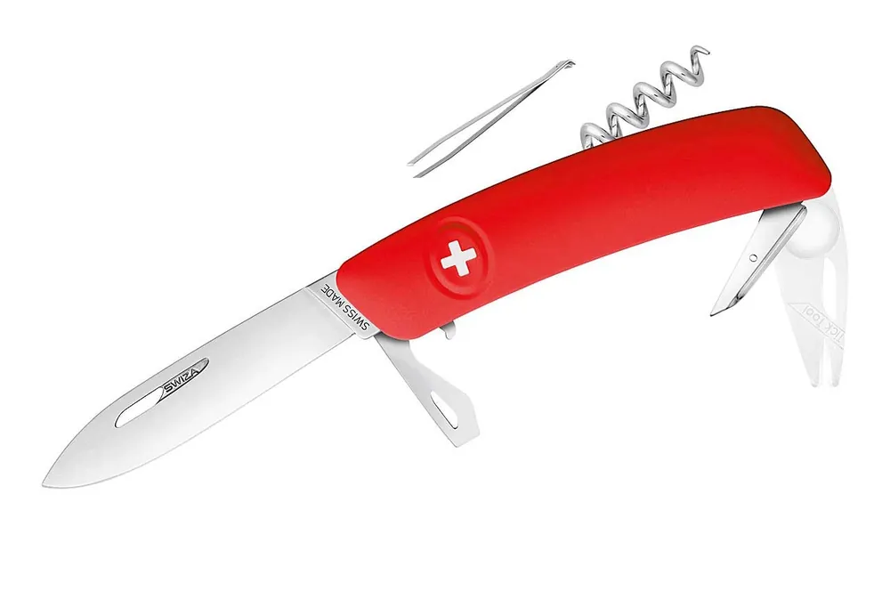 Swiza Klappmesser TT03 Klingensperre Klingenlänge 7,5cm - Stahl 440 Highlight