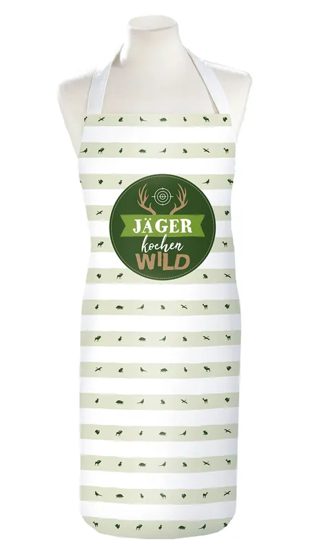 AKAH Schürze Jäger kochen Wild 70x105 cm Versand Am Gleichen Tag