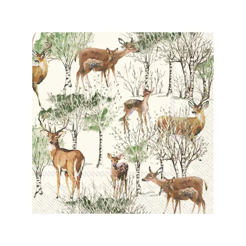 Neuheit Fritzmann Servietten Deer Grove
