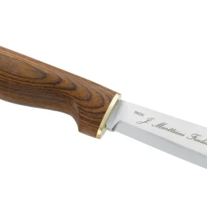 Jagdmesser Marttiini Gesamtlänge 23,3cm - Klingenlänge 11,0cm rostfreien Stahl 1.4110 - mit Lederscheide Markenware