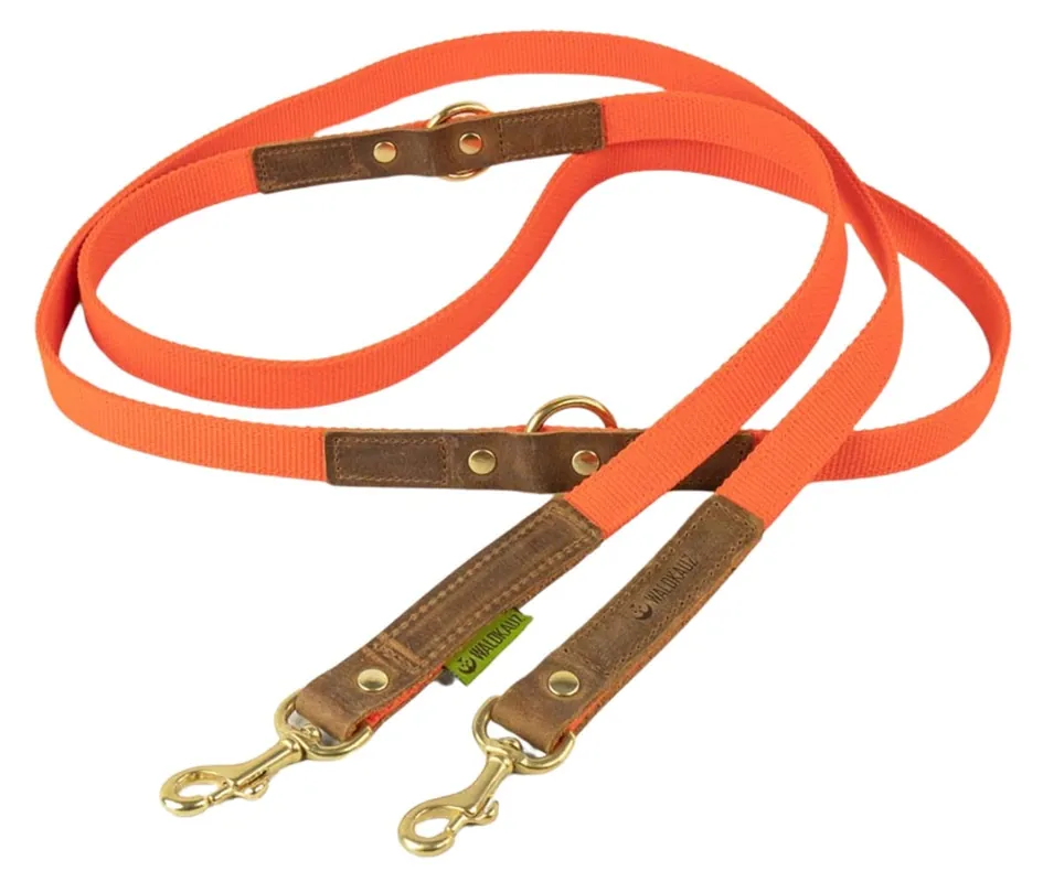 Direktkauf Waldkauz Umhängeleine ‘‘Schlendrian‘‘ , aus Gurtband , Breite 20mm, Orange, 2,50m
