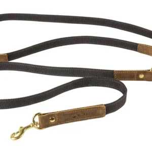 Preisreduziert Waldkauz Umhängeleine ‘‘Schlendrian‘‘ , aus Gurtband , Breite 20mm, Braun, 2,50m