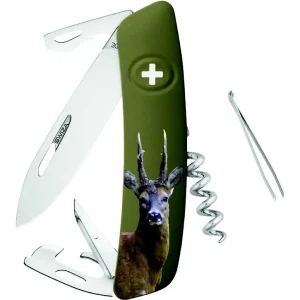 Swiza Klappmesser D05 Rehbock Klingensperre Klingenlänge 7,5cm - Stahl 440 Echt