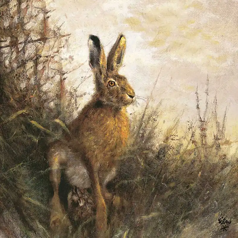 AKAH Servietten Hase 20 Stück 33 x 33 cm Finale Aktion