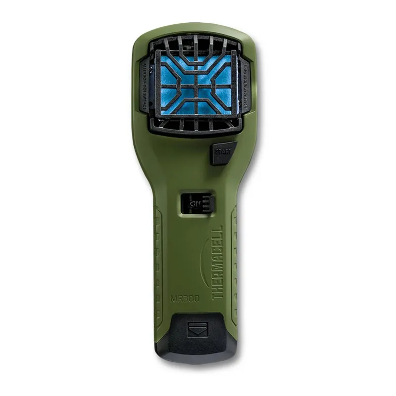 Thermacell Mückenabwehr Handgerät MR-300G mit Wirkstoff und Butanpatrone , Olive, bis zu 12h Wirkzeit Top-Preis