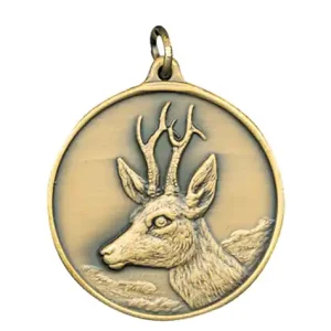 Steinhauer&Lück Jagdmedaille Bock 40 mm Bronzefarbig Highlight
