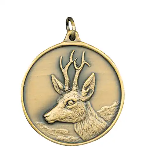 Steinhauer&Lück Jagdmedaille Bock 40 mm Bronzefarbig Highlight