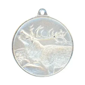 Markenprodukt Steinhauer&Lück Jagdmedaille Rothirsch 40mm versilbert