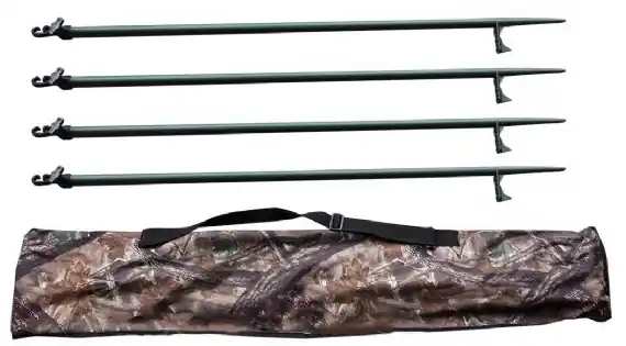 JVS Global Outdoor 4 Teleskopstangen inkl. Transporttasche , Höhe 110 cm bis 180 cm Kracherpreis