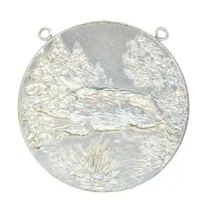 Steinhauer&Lück Medaille Wildschwein mit Kette Versilbert Meistverkauft