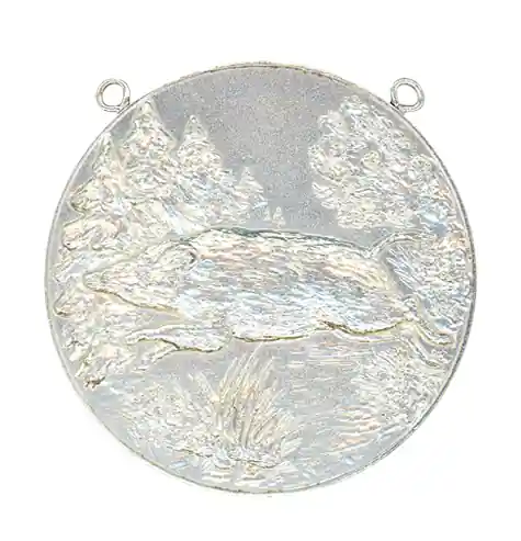 Steinhauer&Lück Medaille Wildschwein mit Kette Versilbert Meistverkauft