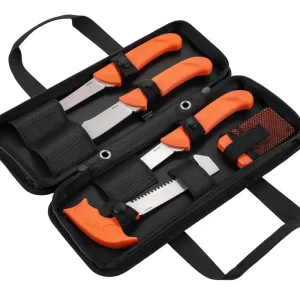 Blaser Aufbruchset Professional orange, Kunststoff Skinner - Ausbeinmesser - Filetiermesser - Knochensäge Sichere Zahlung