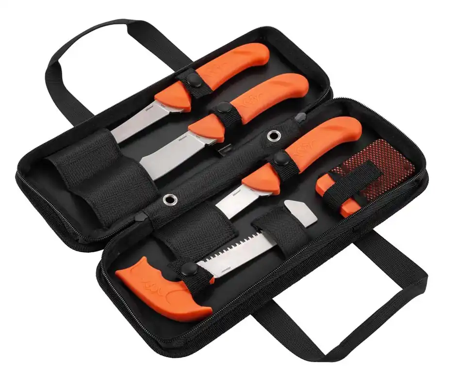 Blaser Aufbruchset Professional orange, Kunststoff Skinner - Ausbeinmesser - Filetiermesser - Knochensäge Sichere Zahlung