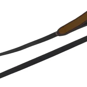 Preis Gesenkt AKAH Antiruck-Führleine , Breite 25mm, Braun/Schwarz, 140cm
