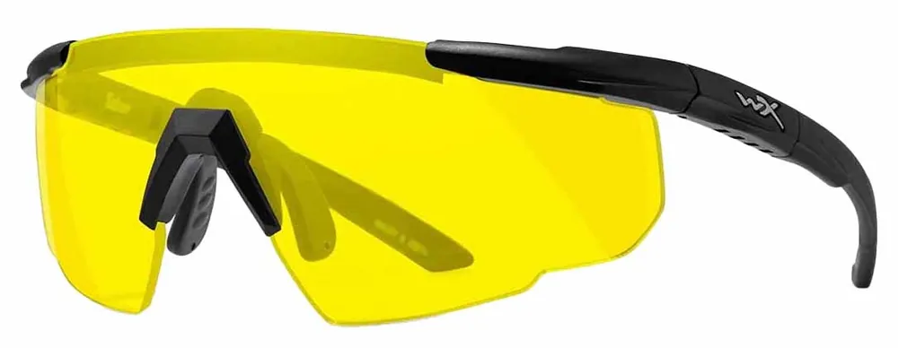 Wiley X Schießbrille Saber Advanced Glas gelb matt schwarz Top-Seller