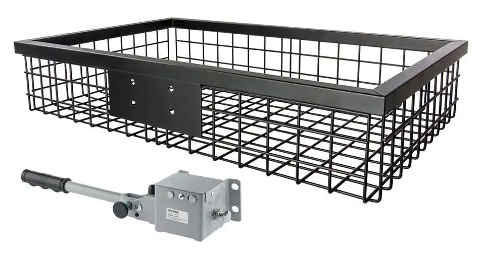 Eurohunt Heckträger schwarz beschichtet mit Schnellkupplung 890 x 580 x 180 mm Online Kaufen
