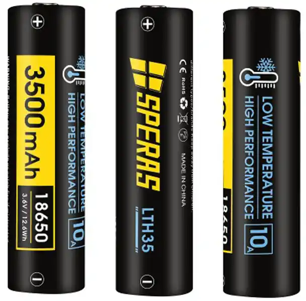Angebot Speras Akku 3500 mAh Low Temperature 18650