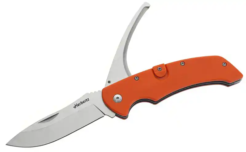 Top-Preis Herbertz Taschenmesser 2-teilig orange G-10, Klingenlänge 9cm