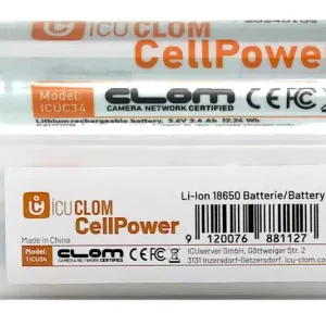 Top-Preis ICUserver Akku Weiss 3400 mAH 18650