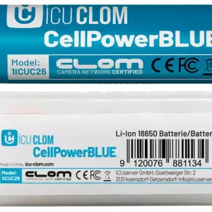 ICUserver Akku Blau 2600 mAH 18650 Neu