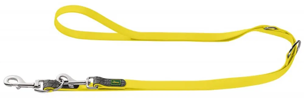 Sale Hunter Führleine Convenience , aus Nylon/Kunststoff , 3-fach verstellbar, Neongelb, 200cm, Breite 20mm