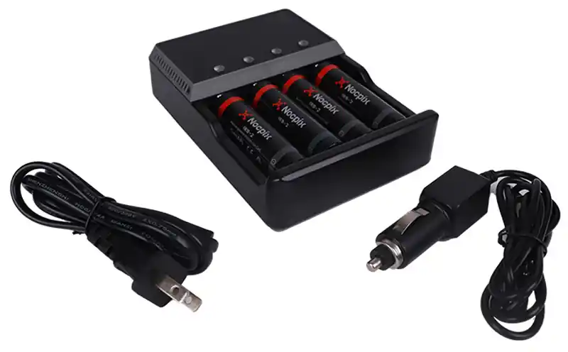 Begrenztes Angebot Nocpix Nocpix 18650 Ladegerät für 4 Akkus