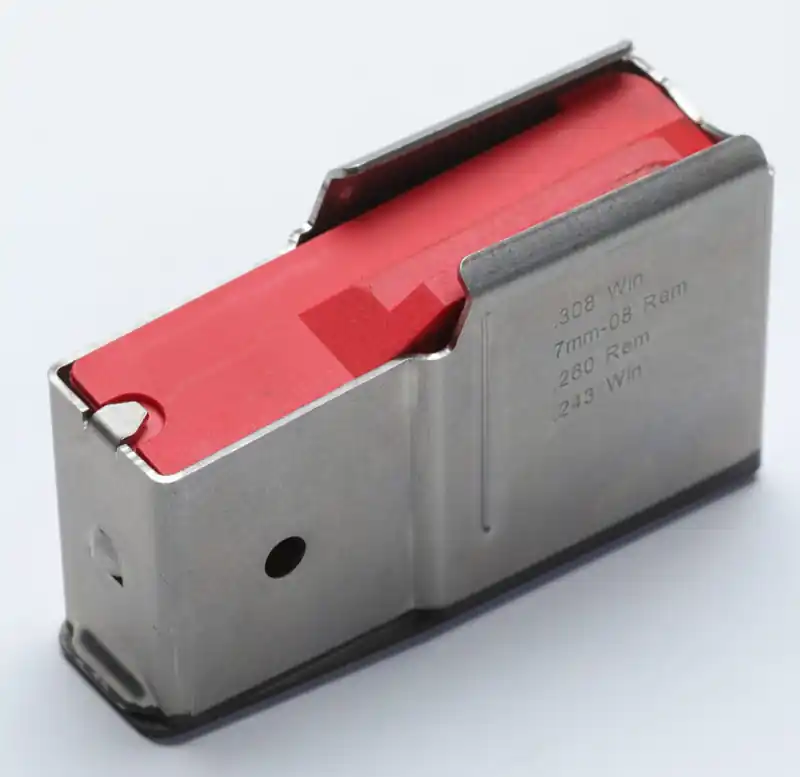 Steel Action Magazin Steel Action -5 Schuss- , für alle Steel Action Geradezug-Repetierer, 9,3x62 Letzte Chance