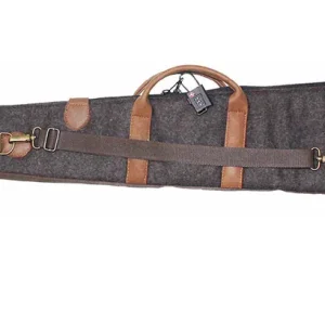 AKAH Flintenfutteral Loden/Leder 128cm - Braun Mit TSA-Zahlenschloss Aktuell